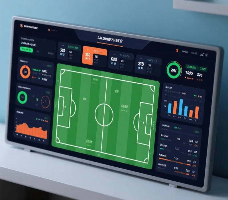 滚球投注数据面板示意图